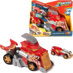 T-Racers Mix ’N Race Fire Launcher Truck – nákladné auto s vystreľovačom