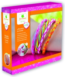 Sada na výrobu náramkov Kumihimo - náramky priateľstva