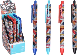 Guľôčkové pero s hybridným atramentom 0,5 mm – modrá náplň