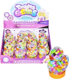 korálky kačička – sada na navliekanie