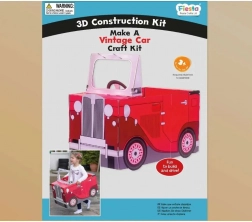 Fiesta Crafts 3D skladačka Vintage auto červené