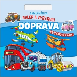 omaľovánka štvorec nalepuj a vyfarbuj – doprava