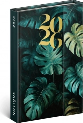 Týždenný magnetický diár Monstera 2026