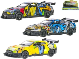 Kovový športový model auta 1:36 so spätným chodom