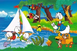 Puzzle Dobrodružstvo pri jazere 160 dielikov