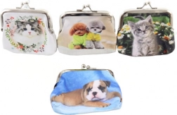 Peňaženka so zvieratkami z koženky