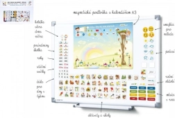 Magnetický kalendár pre deti - Škôlka so 114 magnetkami