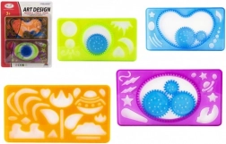 Plastové šablóny na kreslenie 23x29 cm