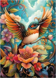 DINO puzzle Vtáčik XL 500 dielikov