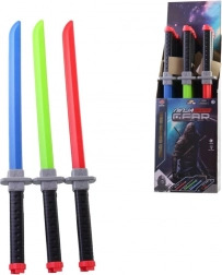 Svetiaci ninja meč s batériami v displej boxe