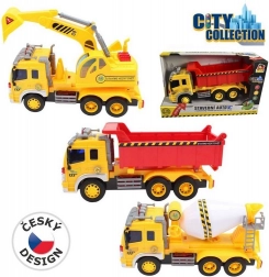 Auto stavebná City Collection na batérie so zvukom a svetlom