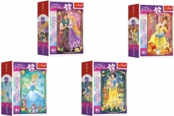 Mini puzzle DISNEY PRINCESS 54 dielikov – 4 motívy