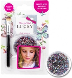 Lukky trblietavý telový gél s aplikátorom