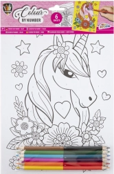 Grafix maľovanie podľa čísiel - Jednorožci a dobroty