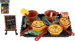 Detská čajová sada s plastovým podnosom