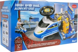 Interaktívny jazdiaci vláčik polície pre deti 3+