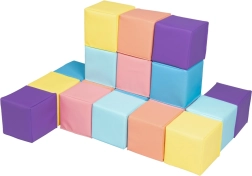 2Kids Toys penové kocky pastelové (18 ks)