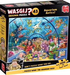 Jumbo puzzle Wasgij hry v akváriu 1000 dielikov