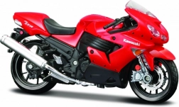 Model motocykla Kawasaki Ninja ZX-14 s podstavcom 1:18