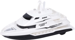 Loď na zotrvačník s efektmi Biela 22 cm