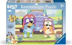 Ravensburger puzzle Bluey – návšteva u babičky, 35 dielikov