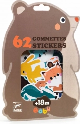 Djeco moje prvé samolepky – zvieratká z lesa