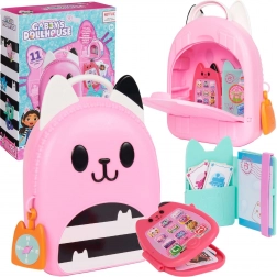 GABBY mačací domček cestovná sada s batohom, telefónom a peňaženkou