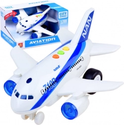 Interaktívna hračka lietadlo so zvukom a svetlom ZA2433