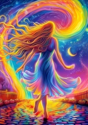 Puzzle Farebná cesta 1000 dielikov