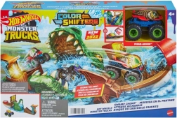 HOT WHEELS MONSTER TRUCKS Color Shifters – krokodílie čeľuste herný set