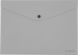 Obálka s patentkou sivá pre formát A5