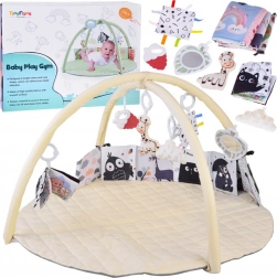 Edukativná hracia deka s oblúkmi a závesnými hračkami