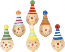 Drevená káča s motívom klauna SMALL FOOT