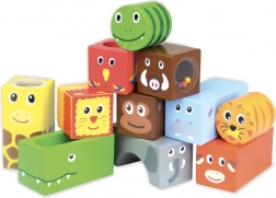 Vilac drevené zvukové kocky Savana