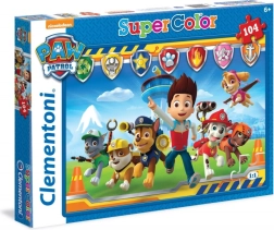 Puzzle 104 dielikov Super Farby Labková patrola