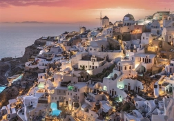 Puzzle Odtiene Santorini 1000 dielikov