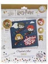 Crystal Art pohľadnica Harry Potter Flying High 18 × 18 cm