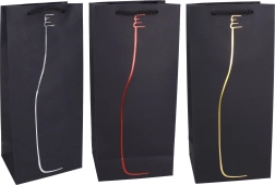 Darčeková taška na fľašu M 17 × 38 × 9 cm