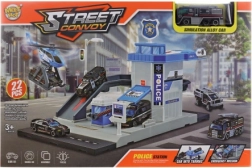 Skladacia policajná stanica s autíčkom