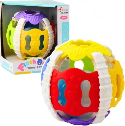 Farebná gumová senzorická loptička pre dojčatá