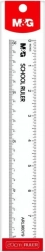 Plastové priehľadné pravítko M&G 20 cm