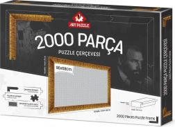 Rám na puzzle 96x68cm zlatý