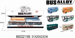 Autobus ALLTOYS pre deti od 3 rokov, 51 × 23 × 20 cm