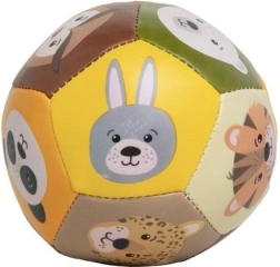 mäkká loptička s divokými zvieratami Nature Planet