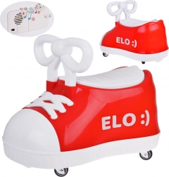 Červený jazdný trampek Elo