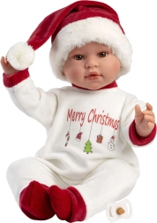 Llorens New Born realistická hovoriaca bábika bábätko 45 cm s mäkkým telom