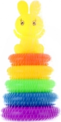 Skladací stĺp s krúžkami a zajačikom