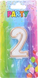 Párty sviečka Zlaté číslo 2