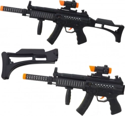 Detský samopal so svetlami a zvukmi 62 cm – čierny