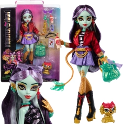 Bábika Monster High Jinafire Long so zvieratkom Cloudy